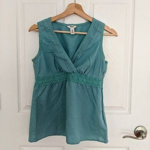 Bass Linen Teal Top